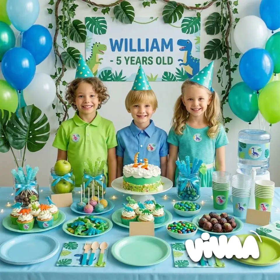 Dinosaur-themed birthday party